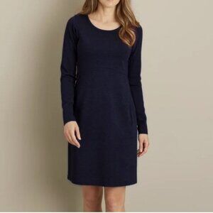 Duluth Trading Co. 2X Dress  Wearwithall Ponte Knit Navy